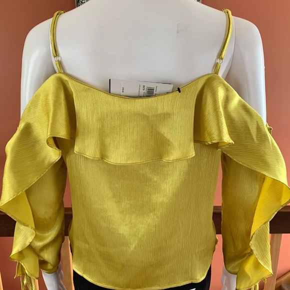 GUESS Cold Shoulder Lace Up Nia Top - Picture 7 of 11